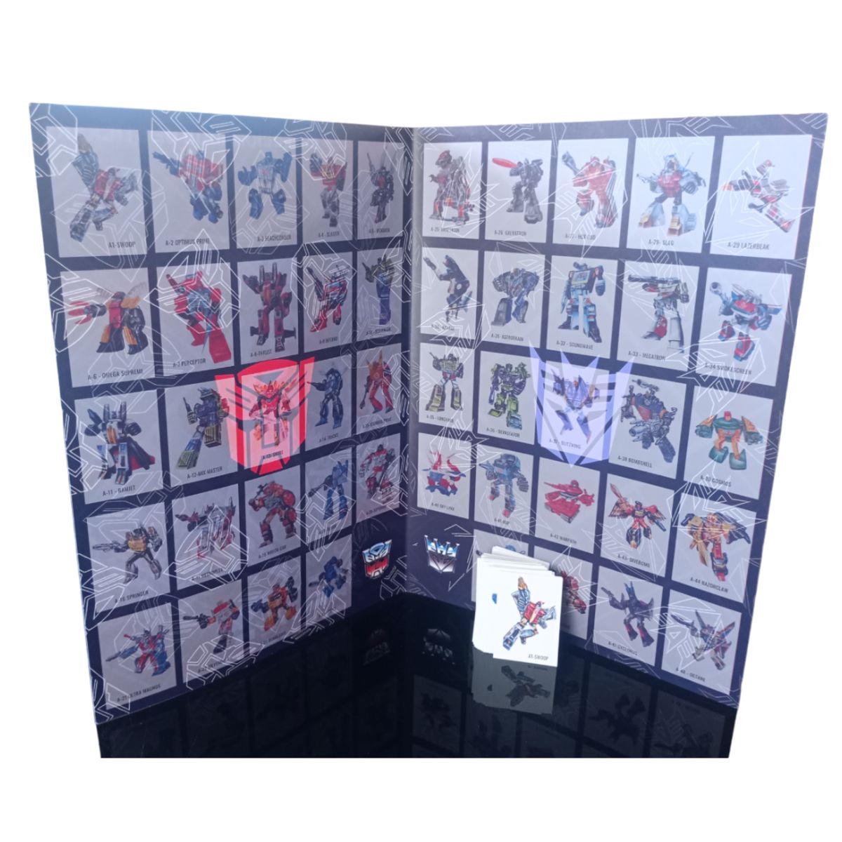 GENERICO - Transformer Coleccionador de stickers + todas sus láminas