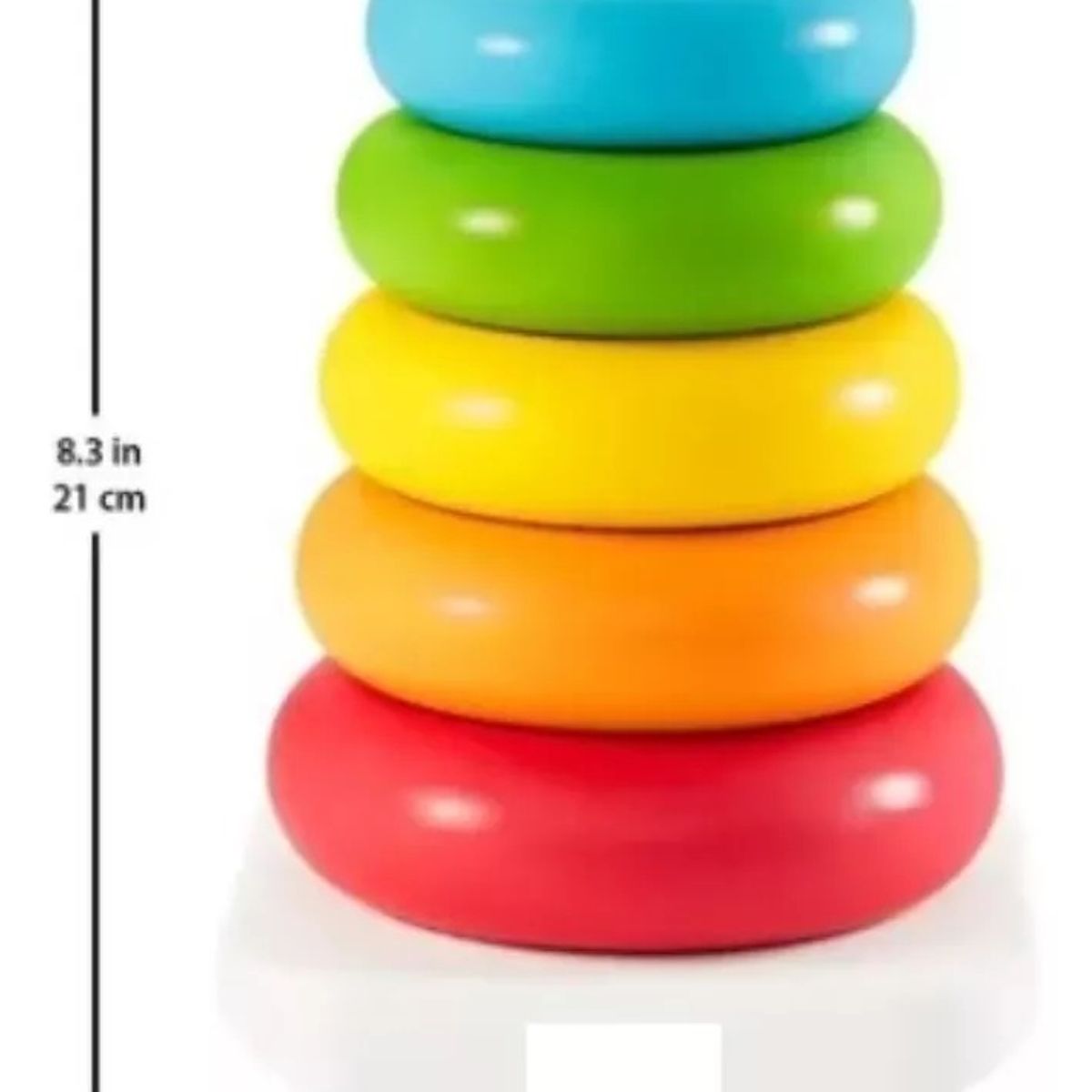 GENERICO - Juguete Torre De Encaje Pirámide De Argollas colores