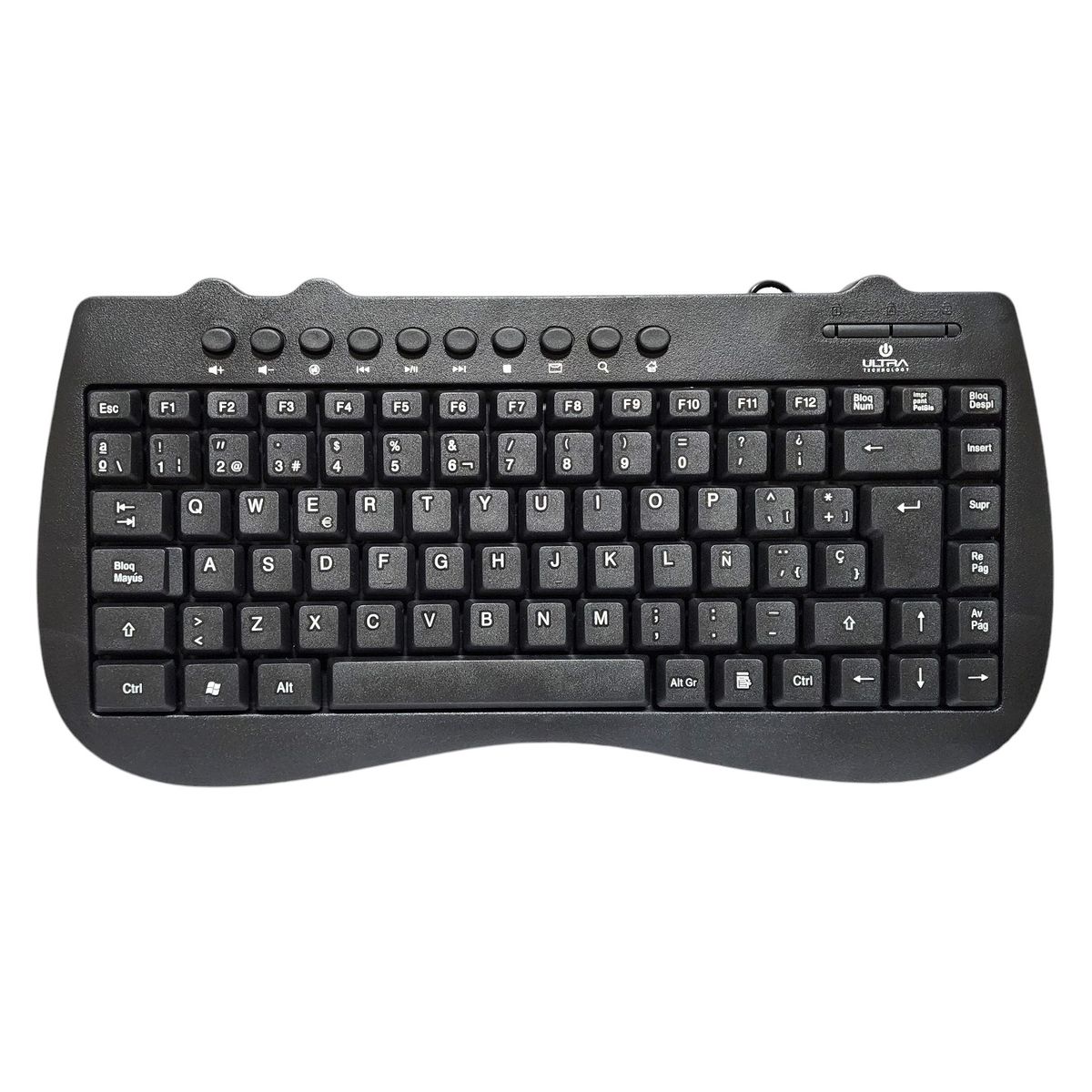 ULTRA - Mini Teclado Usb Ultra Estándar K115U Español