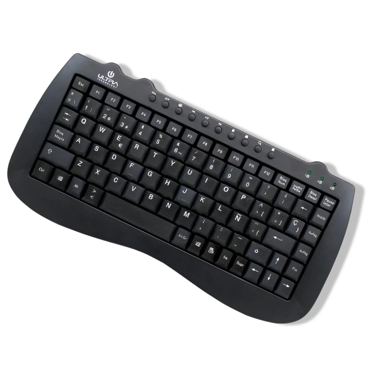 ULTRA - Mini Teclado Usb Ultra Estándar K115U Español