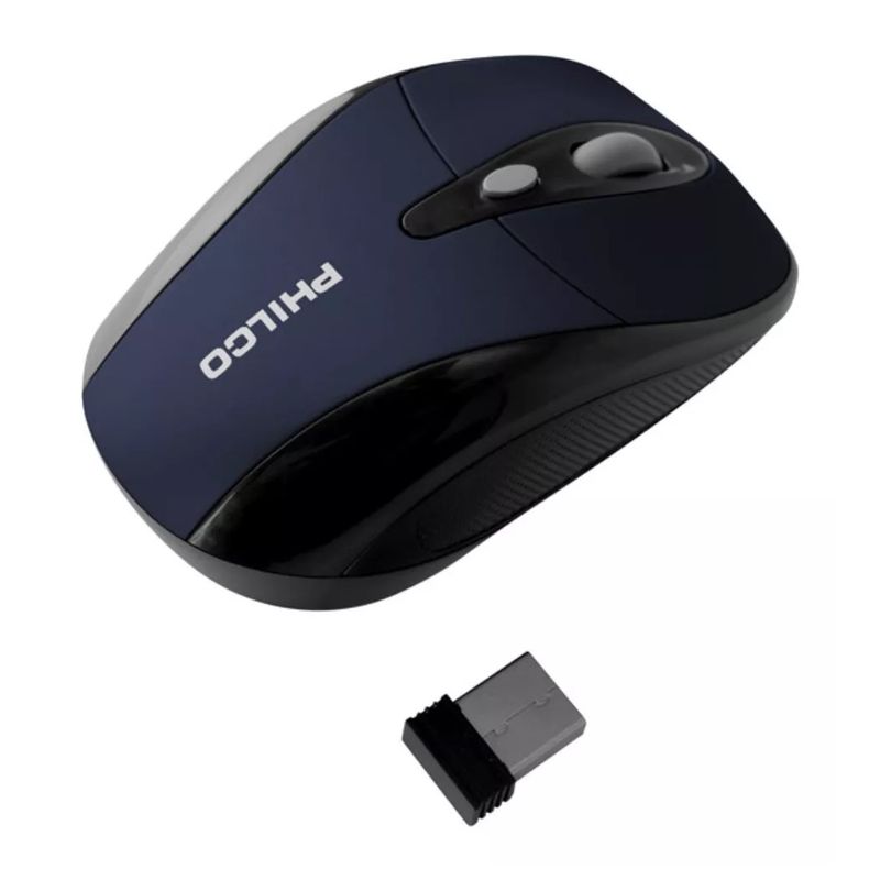 PHILCO - Mouse Óptico Inalámbrico Philco 245WA Azul