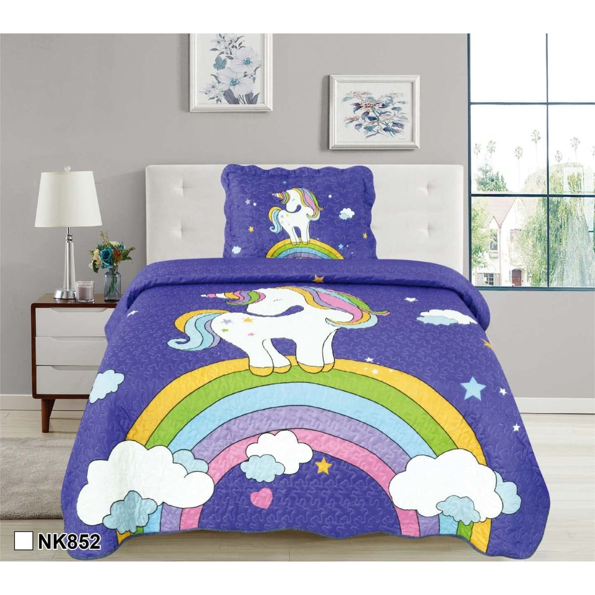 GENERICO - cubrecamas  quilt verano 1.5plazas 180x230