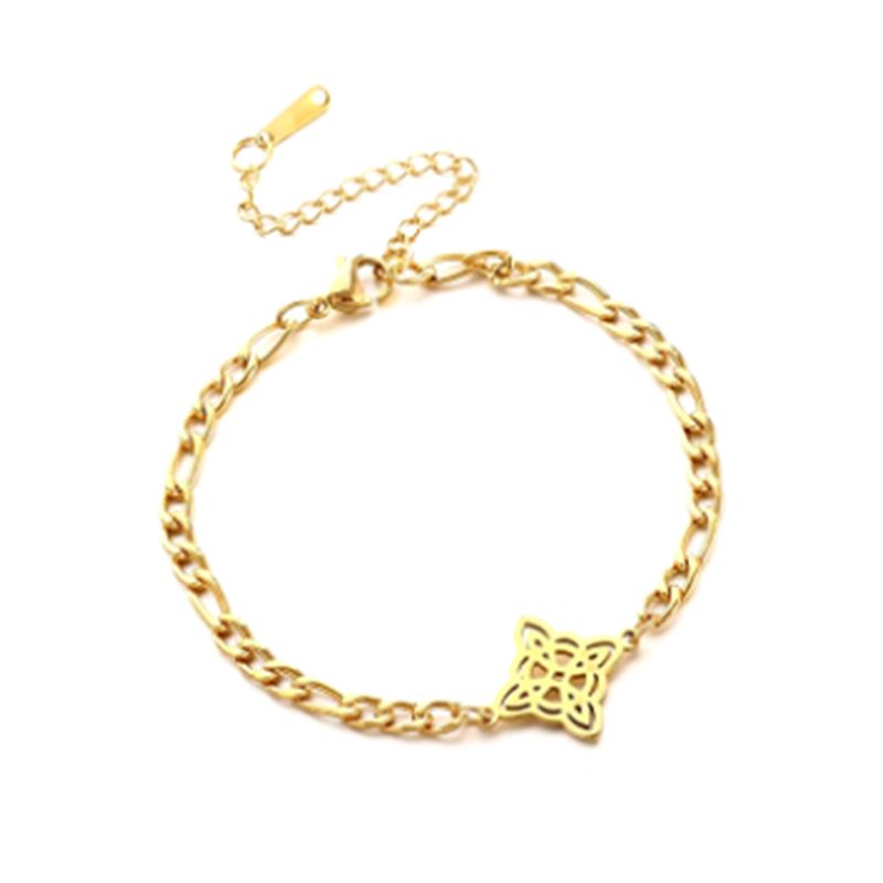 CORAZÓN DE ÁMBAR - Pulsera de Protección Nudo de Brujas