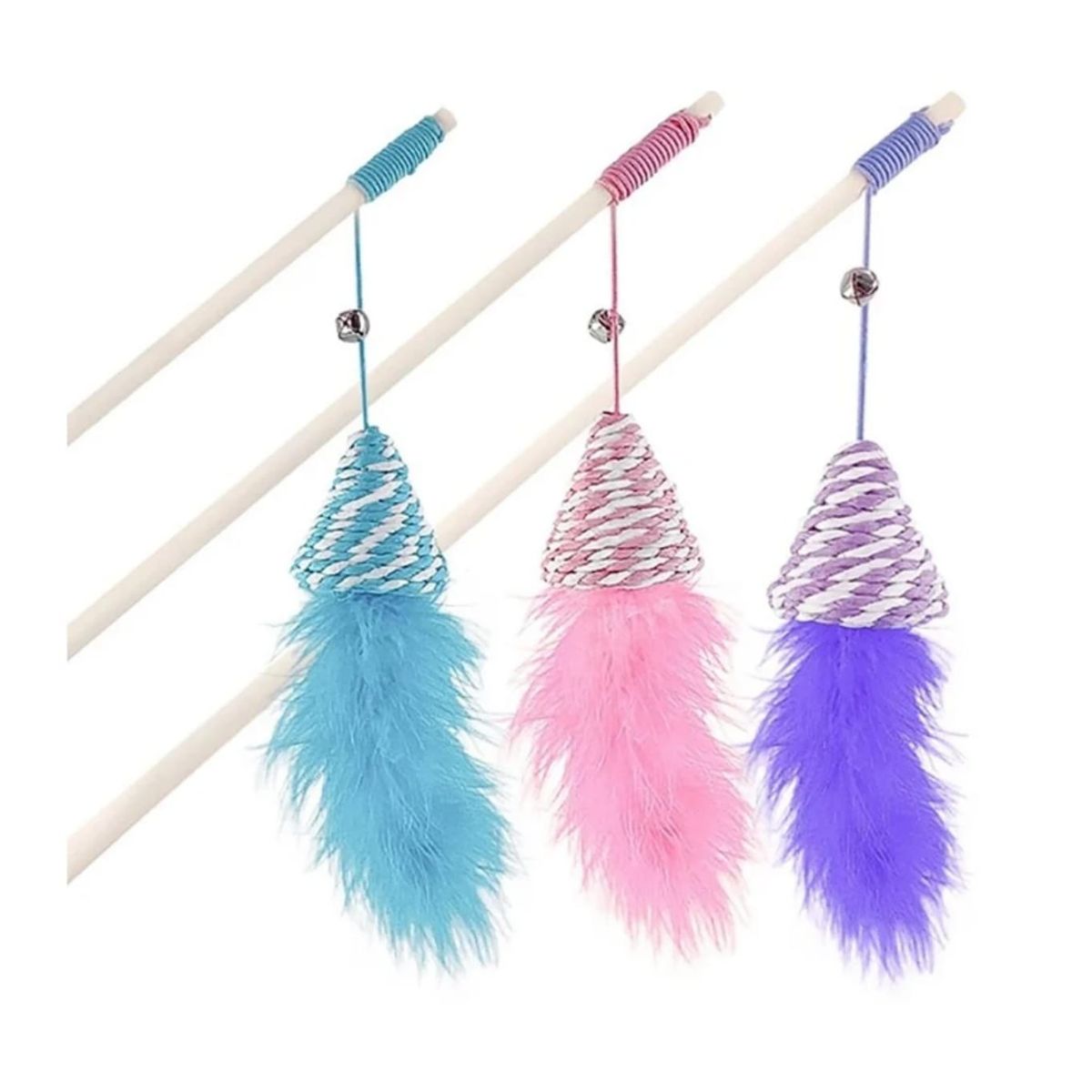 GENERICO - Juguete Para Gatos Palo Interactivo