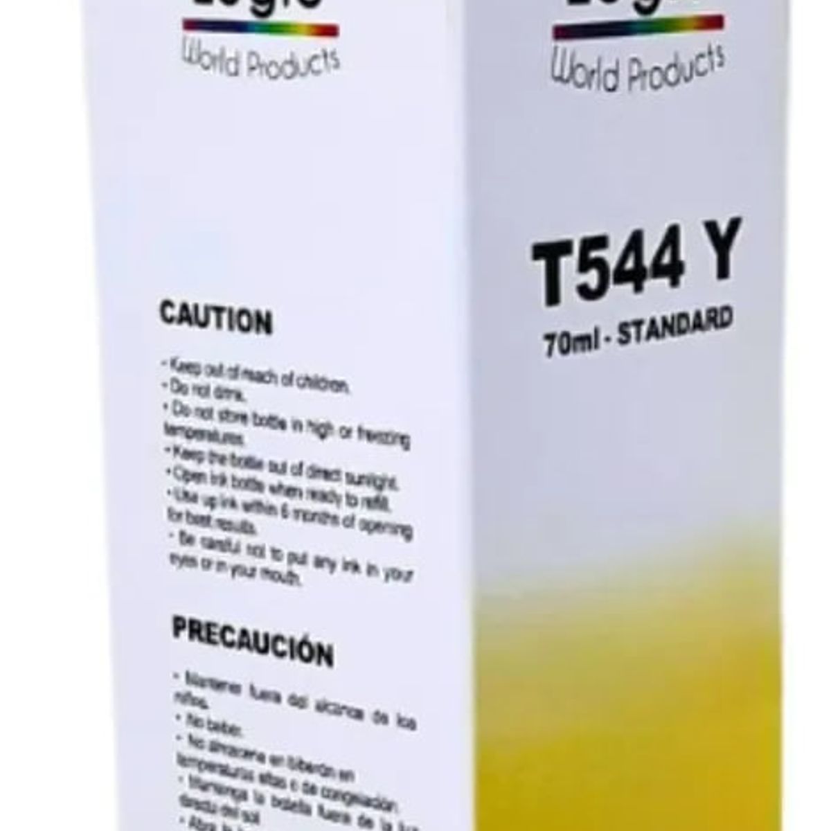 LOGIC - Tinta T544 Para Epson Con Boquilla 70 ml L3110 L3150 Color Amarillo