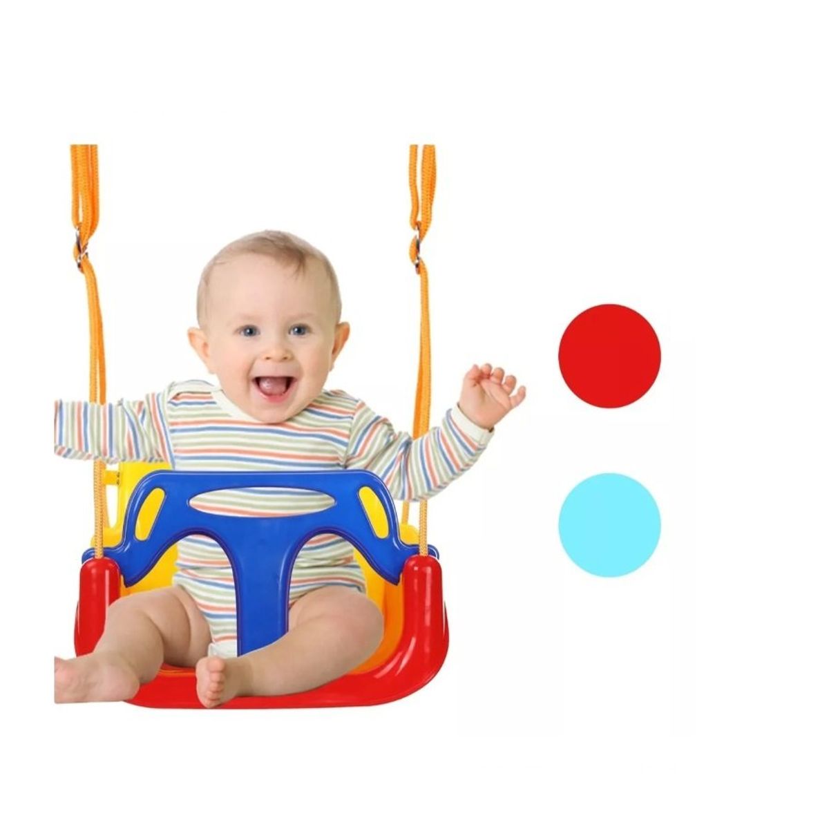 GENERICO - Columpio Silla 3 En 1 Ajustable Portátil Niños Asiento Color