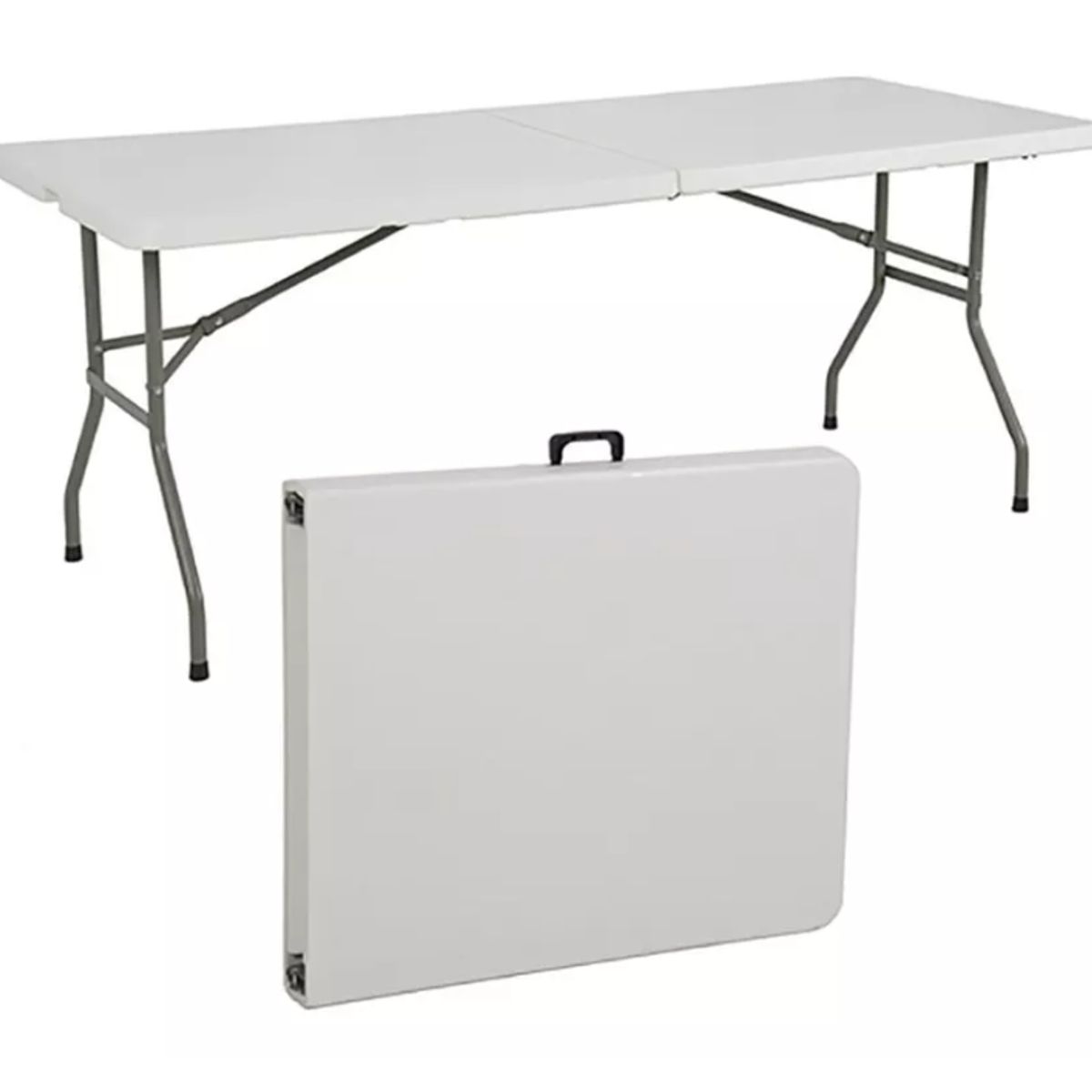 GENERICO - Mesa Plegable Portátil Para Interior Y exterior 180X74X74