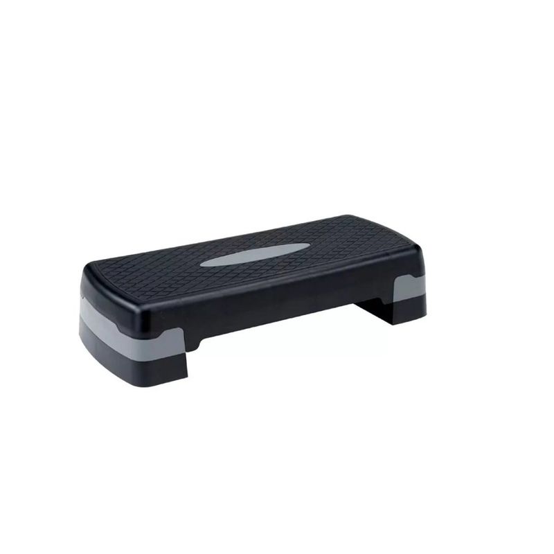 GENERICO - Step Aeróbico Ajustable 2 Niveles Antideslizante Grey