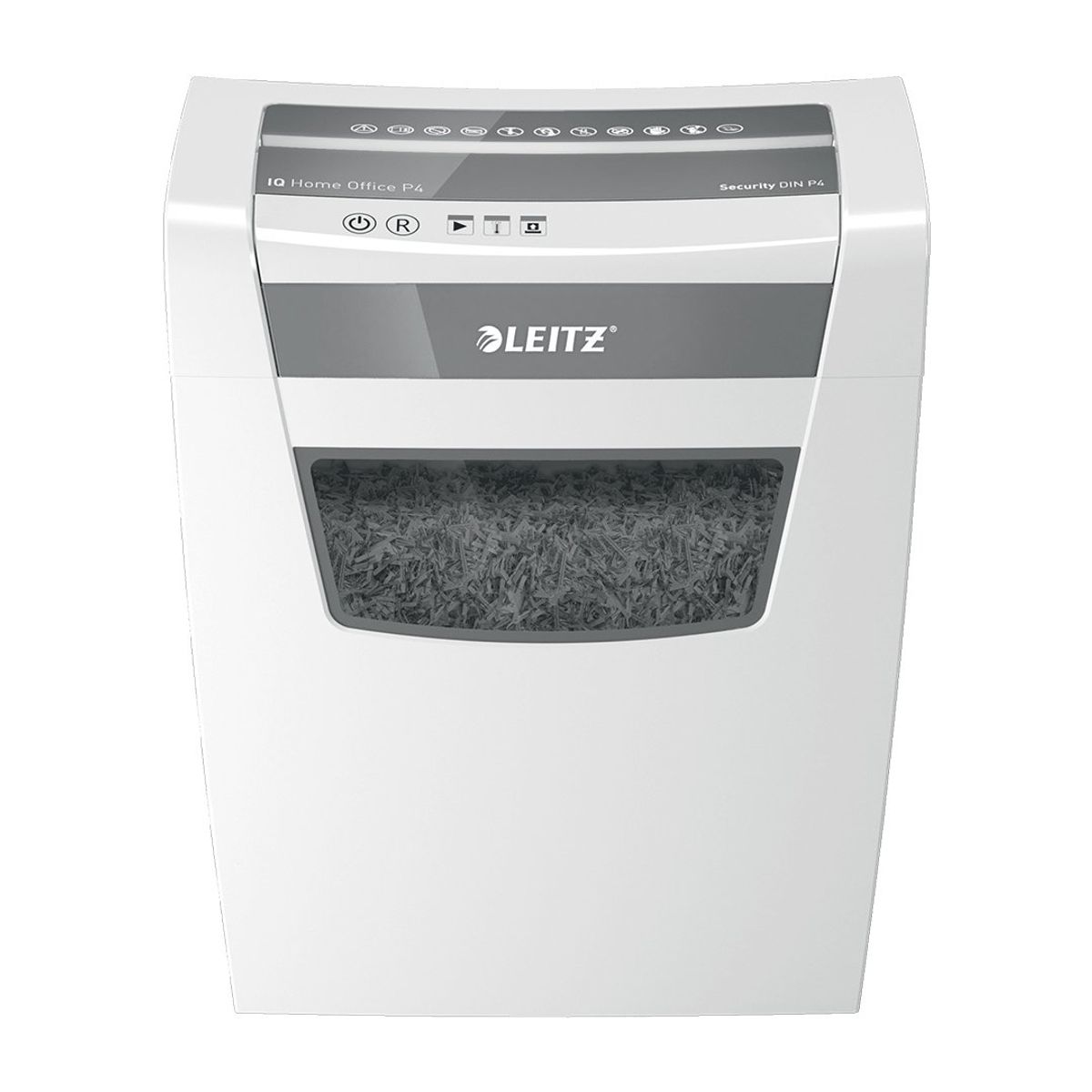 LEITZ - Trituradora de Papel Leitz IQ Home Office P4 Corte Confeti Capacidad 10 Hojas Papelero 23L