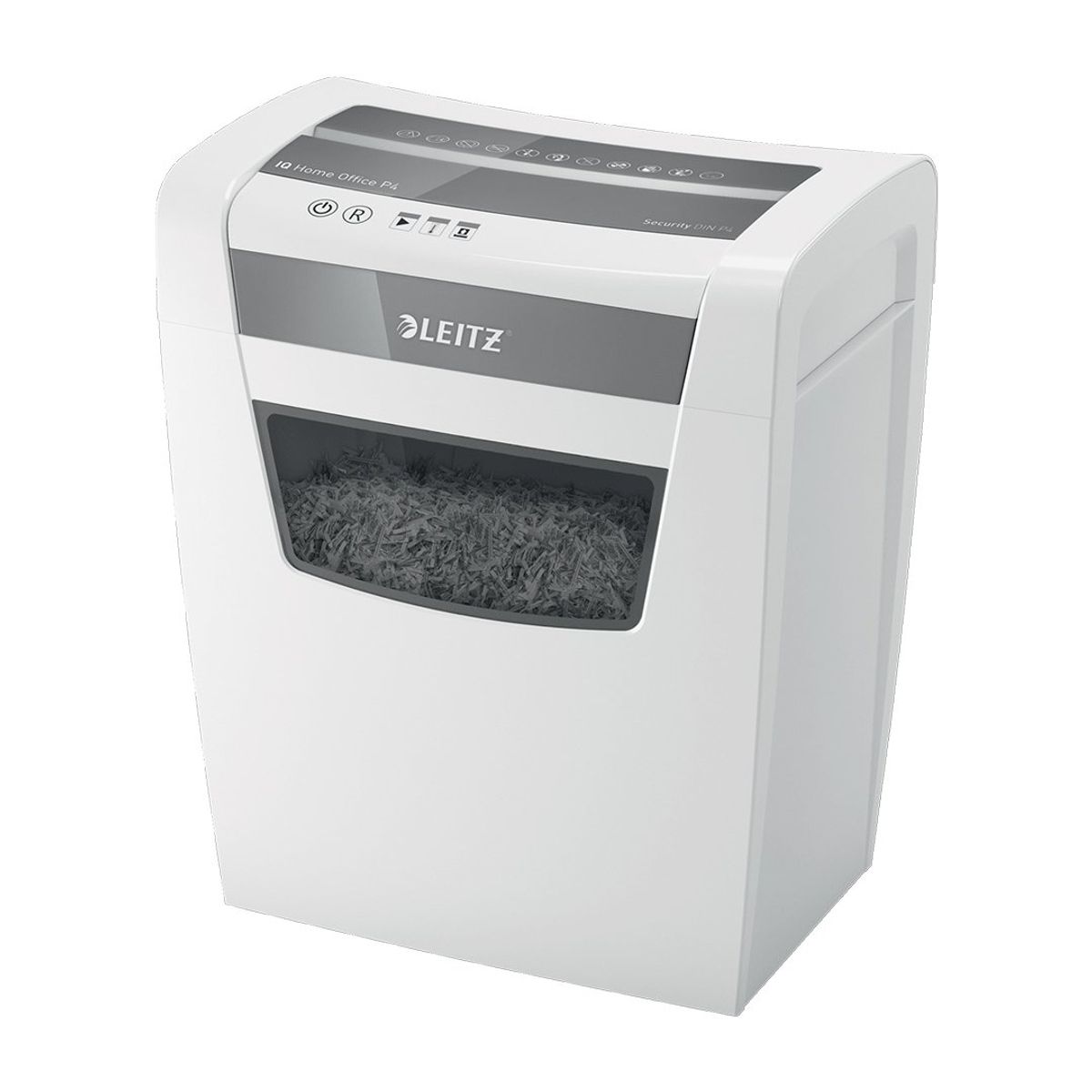 LEITZ - Trituradora de Papel Leitz IQ Home Office P4 Corte Confeti Capacidad 10 Hojas Papelero 23L