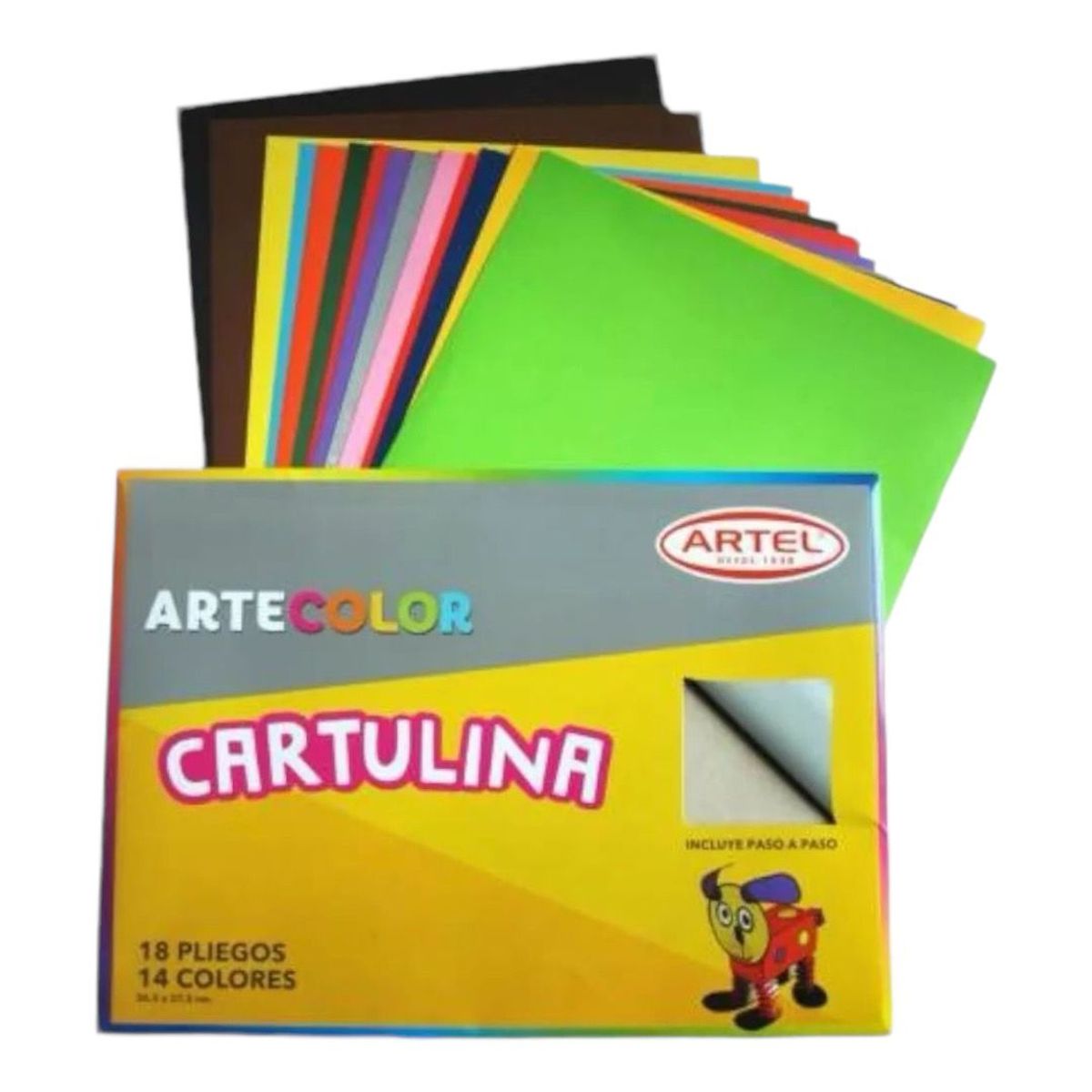 ARTEL - Cartulinas Artecolor 14 Colores 18 Hojas