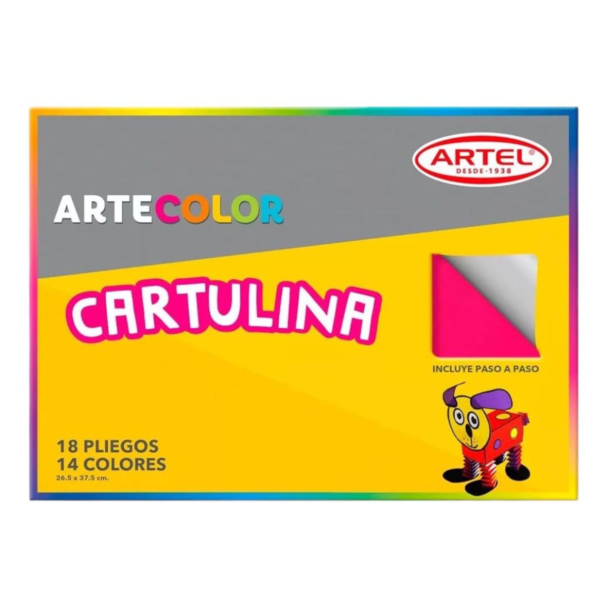 ARTEL - Cartulinas Artecolor 14 Colores 18 Hojas