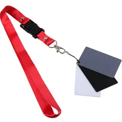 GENERICO - Tarjeta Balance De Blancos Gris Medio 18% Fotografía Video