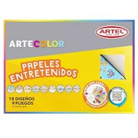 Papeles Entretenidos Artecolor 9 unidades 37 X 26 Cm