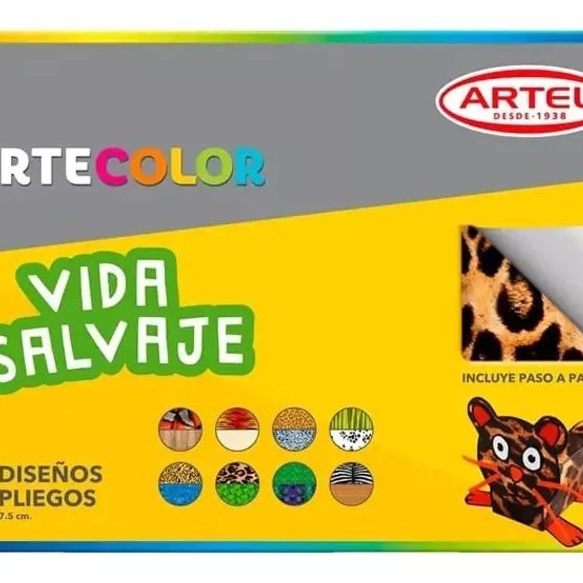 ARTEL - Carpeta Artecolor Vida Salvaje 8 unidades 37 cm