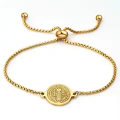 CORAZÓN DE ÁMBAR - Pulsera de Protección San Benito
