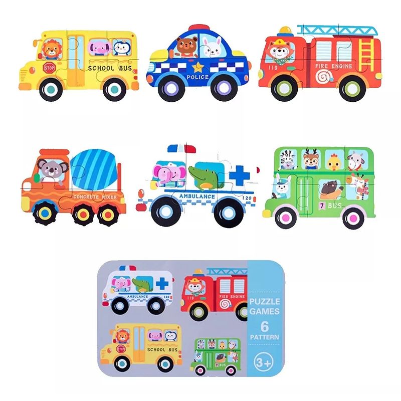GENERICO - Puzzle Rompecabezas Juguete Didáctico Madera Niños