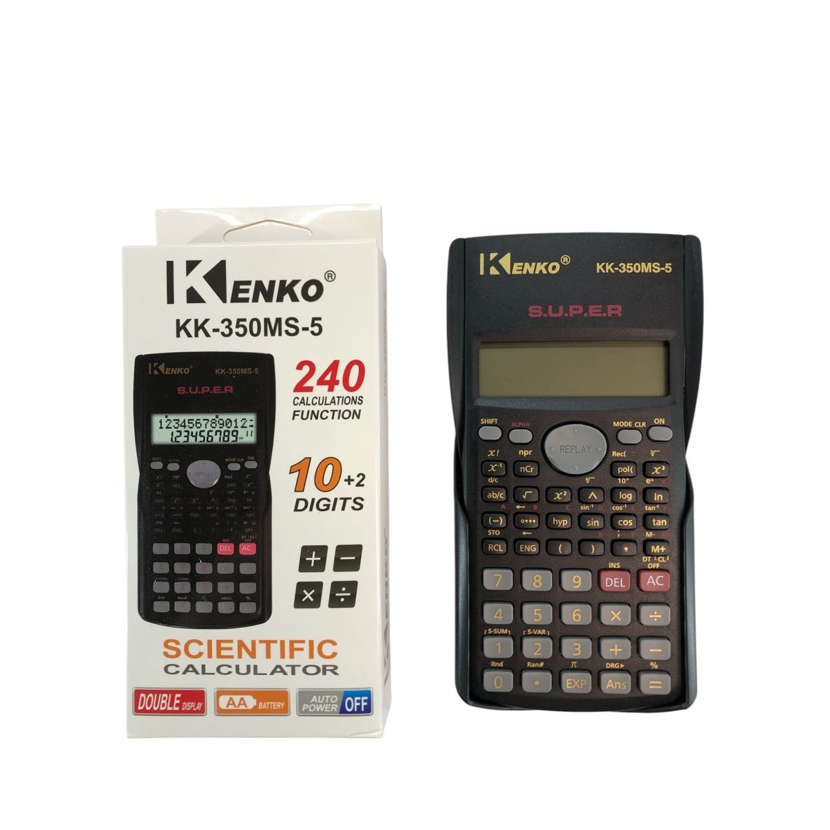KENKO - Calculadora Cientifica Fx 350 Kenko Profecional 240 Funcion