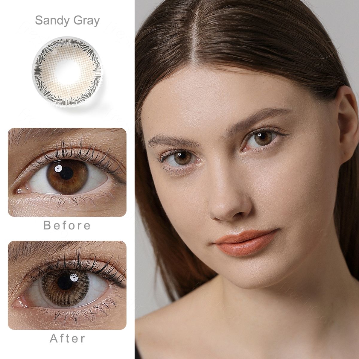 FRESHGO - Lentes de contacto FreshGo Elite - Sandy gray