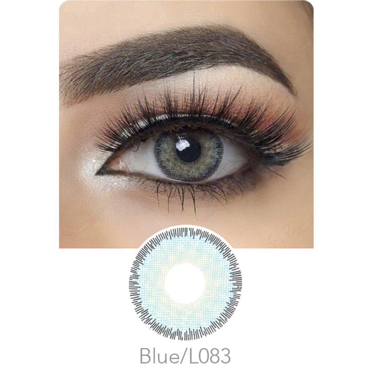 FRESHGO - Lentes de contacto FreshGo Premium Blue más estuche