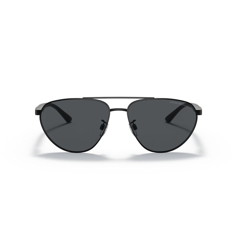 EMPORIO ARMANI - Lentes de Sol Negro Mate Emporio Armani