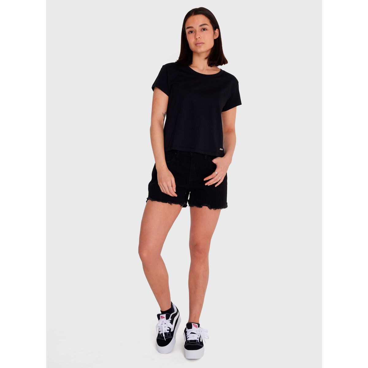 BILLABONG - Short Mujer Summer Vibes Negro BILLABONG