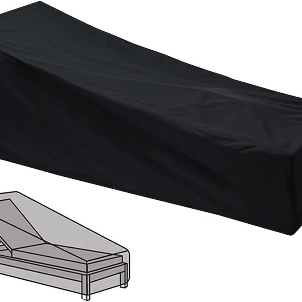 KUANGYE - Funda Impermeable Para Reposera Sillón De Patio