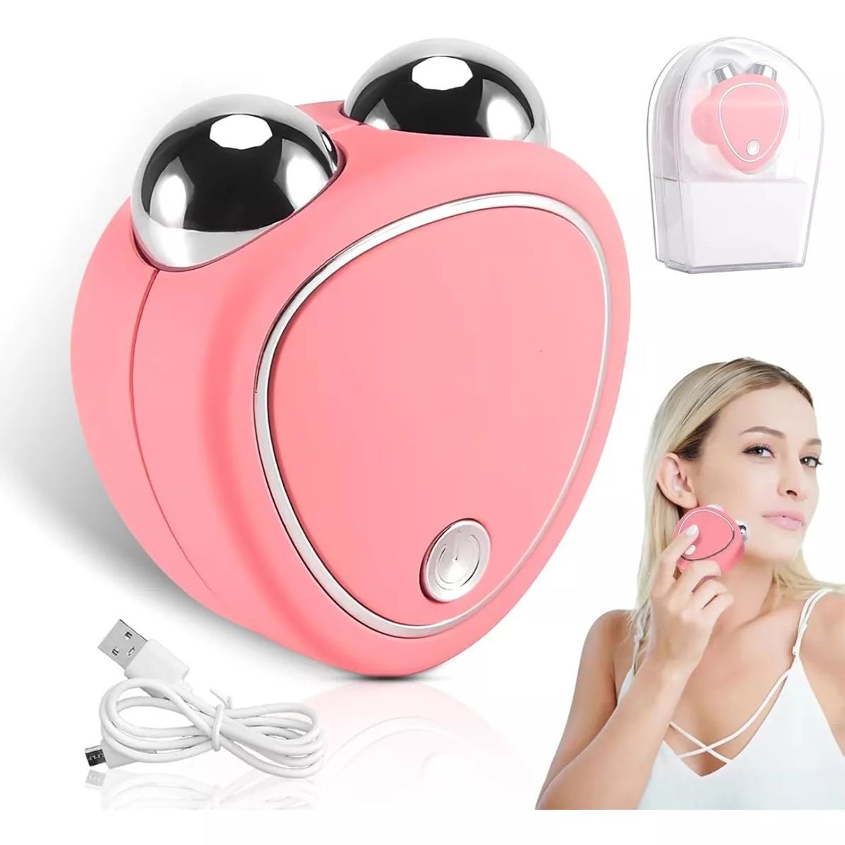 KUANGYE - Máquina De Estiramiento Facial Con Microcorriente Usb