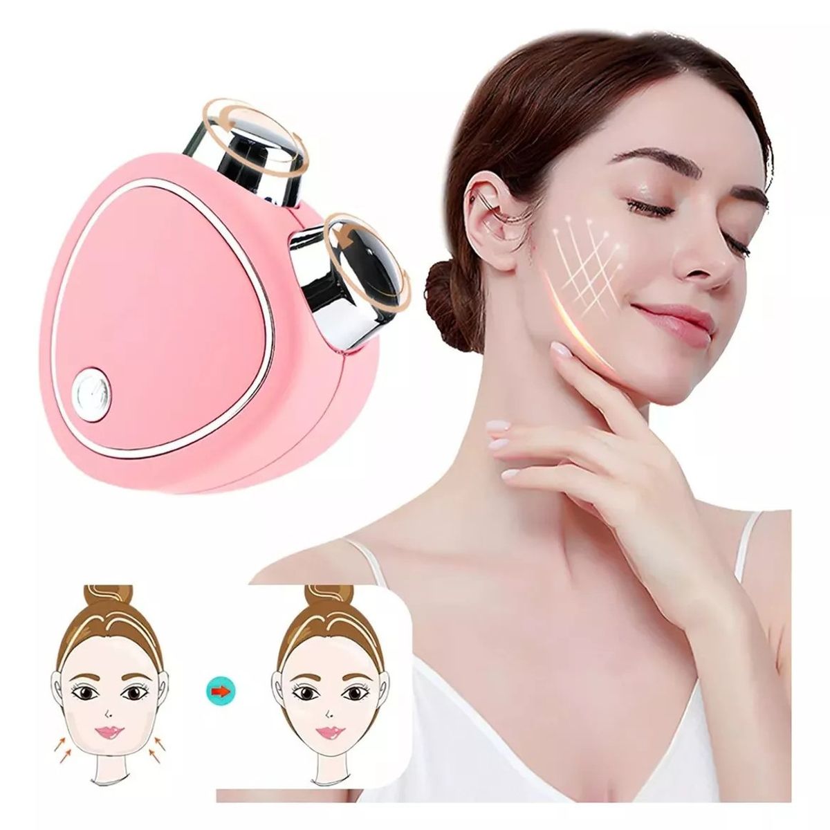 KUANGYE - Máquina De Estiramiento Facial Con Microcorriente Usb