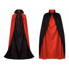 GENERICO - Capa Dracula Reversible Halloween 140 CM
