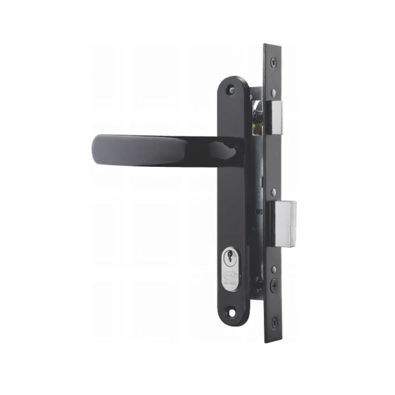GENERICO - Cerradura Poli Puerta Abatir Negro