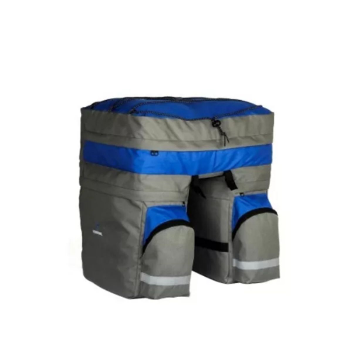 GENERICO - Alforja Bicicleta 48 Litros Azul/gris 3 Bolsos