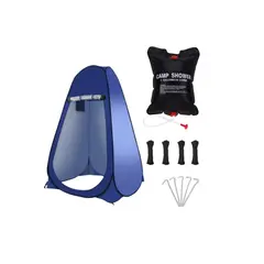 GENERICO - Kit Carpa 1 Persona Carpa Baño Vestidor Portátil + Ducha