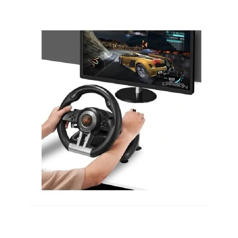 ANGELES DEL HOGAR - Volante con Pedales PXN V3 PRO Compatible Universal Juego