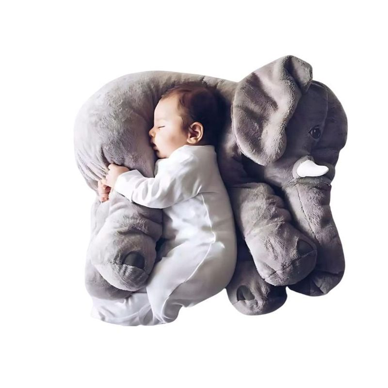 CRUSEC - Almohada Peluche Para Bebe Diseño De Elefante
