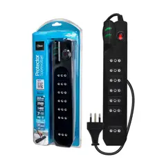 MLAB - Alargador Protector De Voltaje 3 Metros Negro
