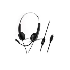 GENIUS - Audífonos Hs-220U Con Micrófono Black Over-Ear