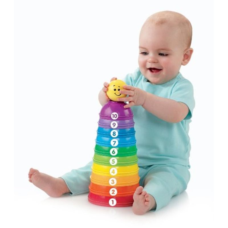 GENERICO - Torre Plástica De Encaje 24cm Juguete Didáctico