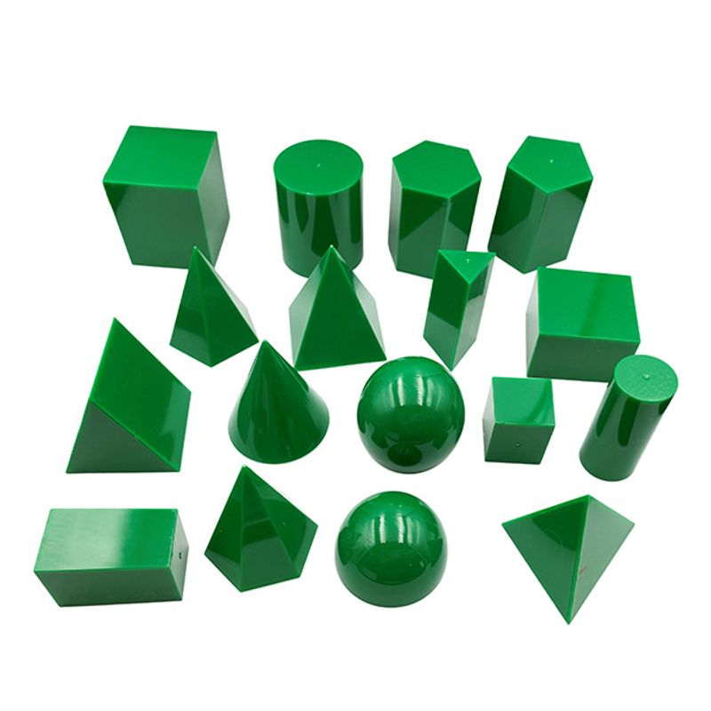 LA PRINCESITA - Cuerpos Geométricos 3d 17 Unidades