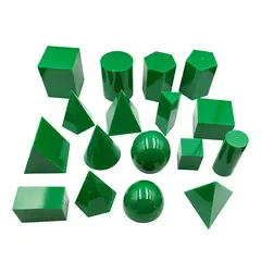 LA PRINCESITA - Cuerpos Geométricos 3d 17 Unidades