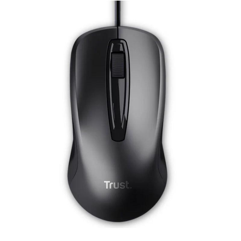 TRUST - Mouse Óptico Alámbrico Usb Trust Carve Ambidiestro