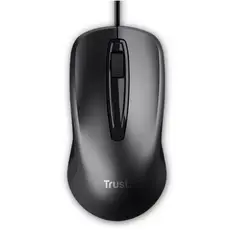 TRUST - Mouse Óptico Alámbrico Usb Carve Ambidiestro