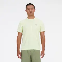 NEW BALANCE - Polera Hombre Running Amarillo
