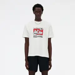 NEW BALANCE - Polera Hombre MT41593SST Blanco