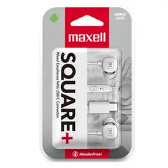 MAXELL - Audifonos Square+ In-ear Tipo-c Manos Libre Microfono