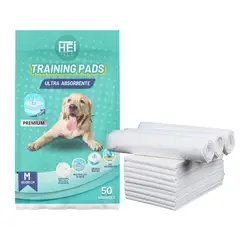 OEM - 100 SABANILLAS PARA PERROS PREMIUM AROMA NEUTRO 60X60