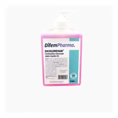 DIFEM PHARMA - Jabon Liquido 4% Dichlorexan Clorhexidina 340 Ml Difem