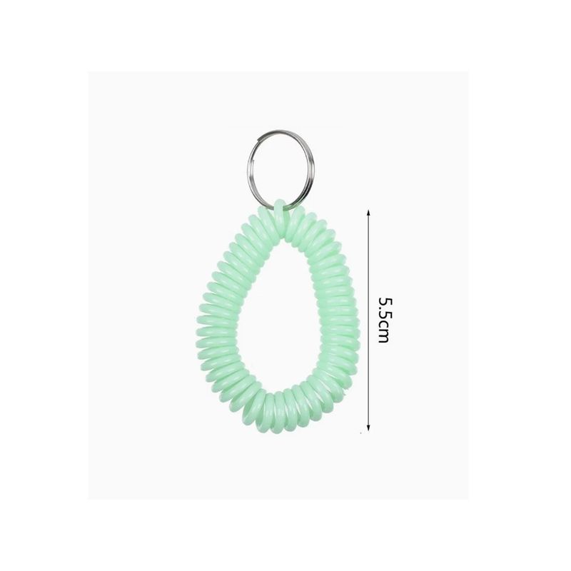 GENERICO - Llaveros 2 Pcs Color Rosa y Verde Menta