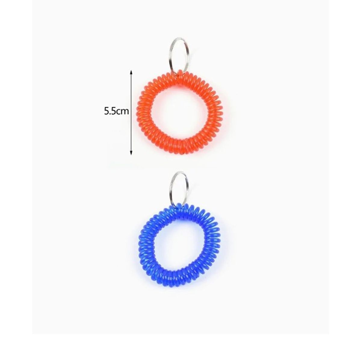 GENERICO - Llaveros 2 Pcs Color Azul y Rojo