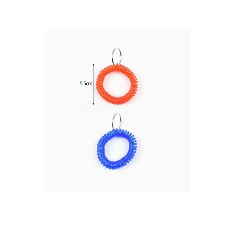 GENERICO - Llaveros 2 Pcs Color Azul y Rojo